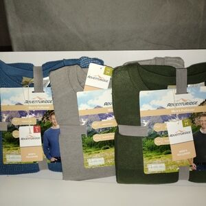 Men's Pullover Sweatshirt - Green, Blue, Gray. Each Priced at 14.00. All for $33